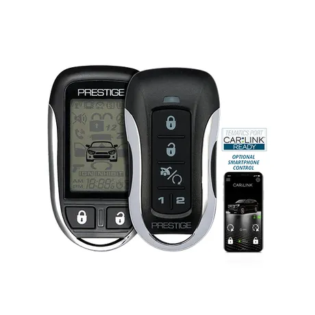 2-Way LCD Command Confirming Remote Start / Keyless Entry and Security System with up to 1 Mile Operating Range